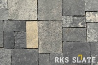 Фасадный камень RKS SLATE Chittor Black Limestone Castle
