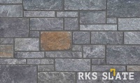 Камень для облицовки камина RKS SLATE Greenwich Gray Temple